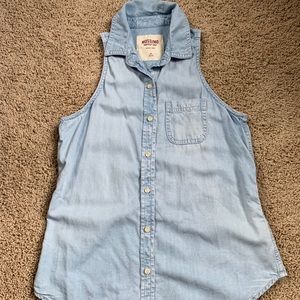 denim tunic tank top